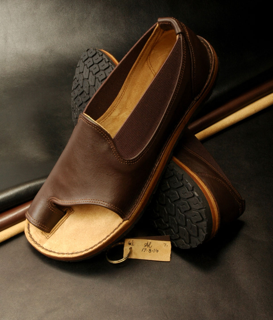 handmade slip on sandals wales, uk